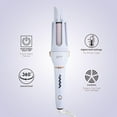thumbnail image 6 of KAV Daphne Plum Auto Hair Curler, Automatic Long Barrel Rotating Curling Iron with 4 Temperature & 3 Timer, Automatic Shut-Off, Anti-Scald, Anti-Tangle, Rotating Curling Wand for Hair Styling, 6 of 8