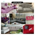 thumbnail image 7 of Modern Plush High Stretch Sofa Slipcover Strap Sofa Cover Furniture Protector Form Fit Luxury Thick sofa slipcover, 7 of 7