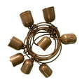 thumbnail image 4 of Cadena de canaletas de lluvia decorativa, reemplazo funcional, decoración del hogar, colector de agua de lluvia para Campana, 4 of 9
