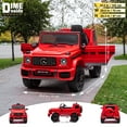 thumbnail image 3 of VOLTZ TOYS Licensed AMG G63, 24V Electric Kids' Ride On Car with Parental Remote Control, LED Lights, Leather Seat and MP3, 3 of 6