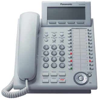 Panasonic KX-NT346 Digital Display LCD Phone Corded IP VoIP 24 Button 6 Line 