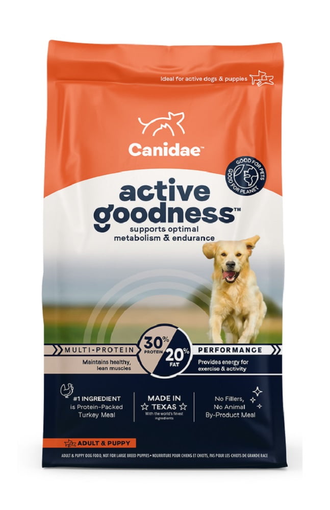 Canidae 30lb Active Goodness Multi-Protein Adult Puppy Turkey Meal Dry ...