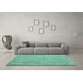 thumbnail image 3 of Ahgly Company Indoor Rectangle Abstract Light Blue Contemporary Area Rugs, 2' x 5', 3 of 4