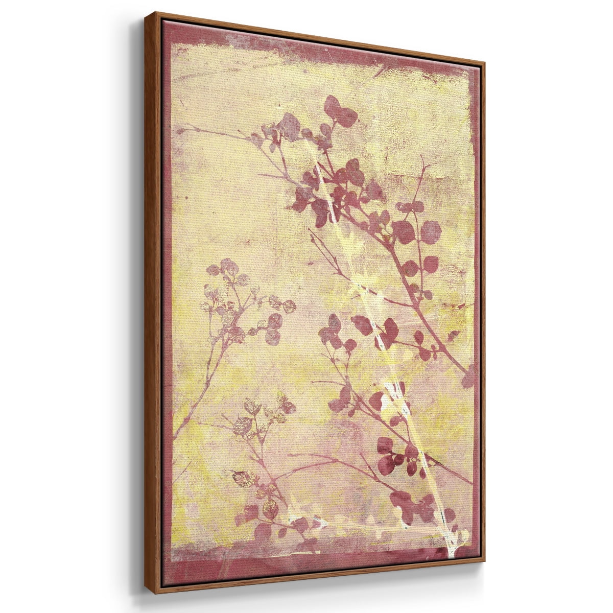 Boundless V Framed Premium Gallery Wrapped Canvas - Ready to Hang - 27 x 41 - Walnut Floating Frame