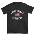 thumbnail image 1 of Leitchfield Kentucky Patriot Men's Cotton T-Shirt, 1 of 1