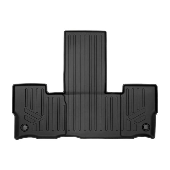 SMARTLINER All Weather Custom Fit Black 3rd Row Floor Mat Liner Set Compatible With 2022-2023 Jeep Wagoneer (7 Passenger Model)