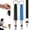 black+blue, variant on 2 Pack Adjustable Frequency Ultrasonic Dog Training Whistle with Lanyard, Stainless Steel Pet Recall Training Aid for Most Dog Breeds, Indoor & Outdoor Behavior Training Tool