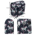 thumbnail image 4 of Cartoon Stand Mixer Cover, Carousel Horses Playthings Merry Go Round Joyful Circus Amusement Park, Kitchen Appliance Organizer Bag Cover with Pockets, 5 Quarts, Pale Blue Indigo Pink, by Ambesonne, 4 of 4