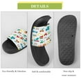 thumbnail image 7 of GZHJMY Stylish Slides for Women Men, Cartoon Colorful Toy Work Truck Soft Flexible Slip-on Sandals Slippers, 7 of 7