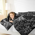 thumbnail image 4 of Homewish Wild Deer Bedding Comforter Set,Gothic Skull Skelelton Twin Comforter Sets,White Black Bedding Set For Boys Girls,Microfiber Bedroom Decor Reversible,2-Piece, 4 of 8