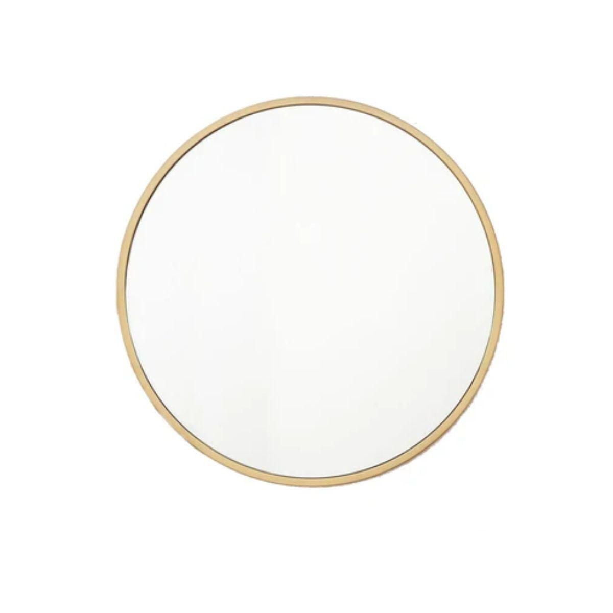 Take Me Home Alitza Mirror 60" with Metal Modern Frame in Black