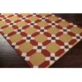 thumbnail image 2 of Hauteloom Hestia Wool Living Room, Bedroom Area Rug - Contemporary - Mustard, Burgundy, Beige - 8' x 11', 2 of 5