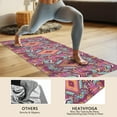 thumbnail image 4 of Colorful Tribal Pattern Hot Yoga Mat Towel Non Slip for Hot Yoga - Quick-Drying Yoga Mat Cover with 4 Corner Pockets with Travel Bag - Hot Yoga Towel Non Slip Grip Moisture Wicking Sweat 70"x26", 4 of 6