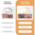 thumbnail image 2 of EasyJoy Stainless Steel Bacon Airtight Deli Meat Food Storage, 2 of 7