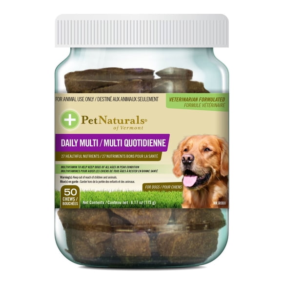 Supplément multi quotidienne Pet Naturals of Vermont pour chiens