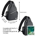 thumbnail image 3 of KAWELL Sling Backpack, Multipurpose Crossbody Shoulder Bag Travel Hiking Daypack, 3 of 6