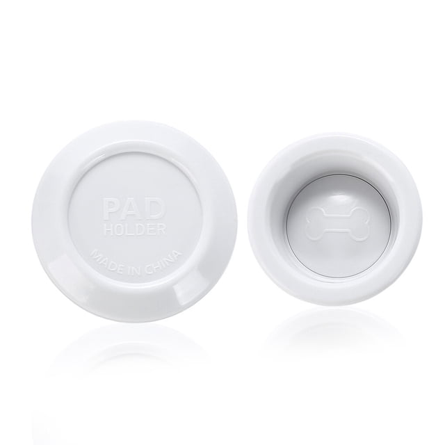 Greeniant 1 par de soporte de almohadilla para pis de montaje en pared autoadhesivo para orinal palo de entrenamiento herramientas de fijación de puerta Suministros para perros blanco Greeniant PT000709-01B