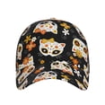 thumbnail image 2 of Daiia Cat Skulls And Flowers Baseball Cap Men Women Classic Adjustable For Running Workout And Outdoor Activitie All Season Dad Hat Gift, 2 of 9