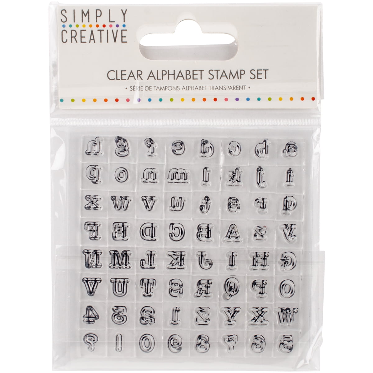 Simply Creative Clear Stamps, Typewriter Alphabet