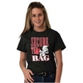 thumbnail image 3 of Funny Hustle Smurf Secure The Bag Men's Graphic T Shirt Tees Brisco Brands S, 3 of 4
