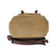 thumbnail image 4 of Mochila de viaje escolar KAUKKO para universidad flexible con portátil para 15 ", 22L (lona marrón) KAUKKO E5-1-brown, 4 of 5