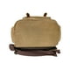thumbnail image 4 of Mochila de viaje escolar KAUKKO para universidad flexible con portátil para 15 ", 22L (lona marrón) KAUKKO E5-1-brown, 4 of 5