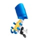 thumbnail image 2 of Soporte para teléfono de motocicleta con mini visera, soporte resistente para smartphone, universal Espejo retrovisor azul, 2 of 8