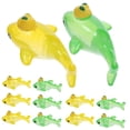 thumbnail image 4 of WASHWEPE 12Pack Miniature Shark Figurine Design Yellow Green Resin For Home And Office Desk Ornament, 4 of 8