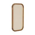thumbnail image 4 of Kate and Laurel Hutton Transitional Wall Pinboard, 12 x 24, Natural Rustic, Modern Rounded Rectangle Wall Organizer for Use as Cork Board, Vision Board, or Bulletin Board, 4 of 8