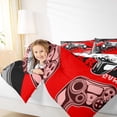 thumbnail image 5 of Feelyou Video Games Console Bedding Comforter Set, Red Cartoon Gamepad Twin Comforter Sets, Game Controller Reversible Bedding Set, Ultra Soft Bedroom Decor, 2 Pieces, 5 of 9