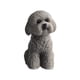 thumbnail image 4 of Figura de perro en miniatura, adorno de escritorio de resina, linda decoración para tablero de automóvil. gris en cuclillas, 4 of 9