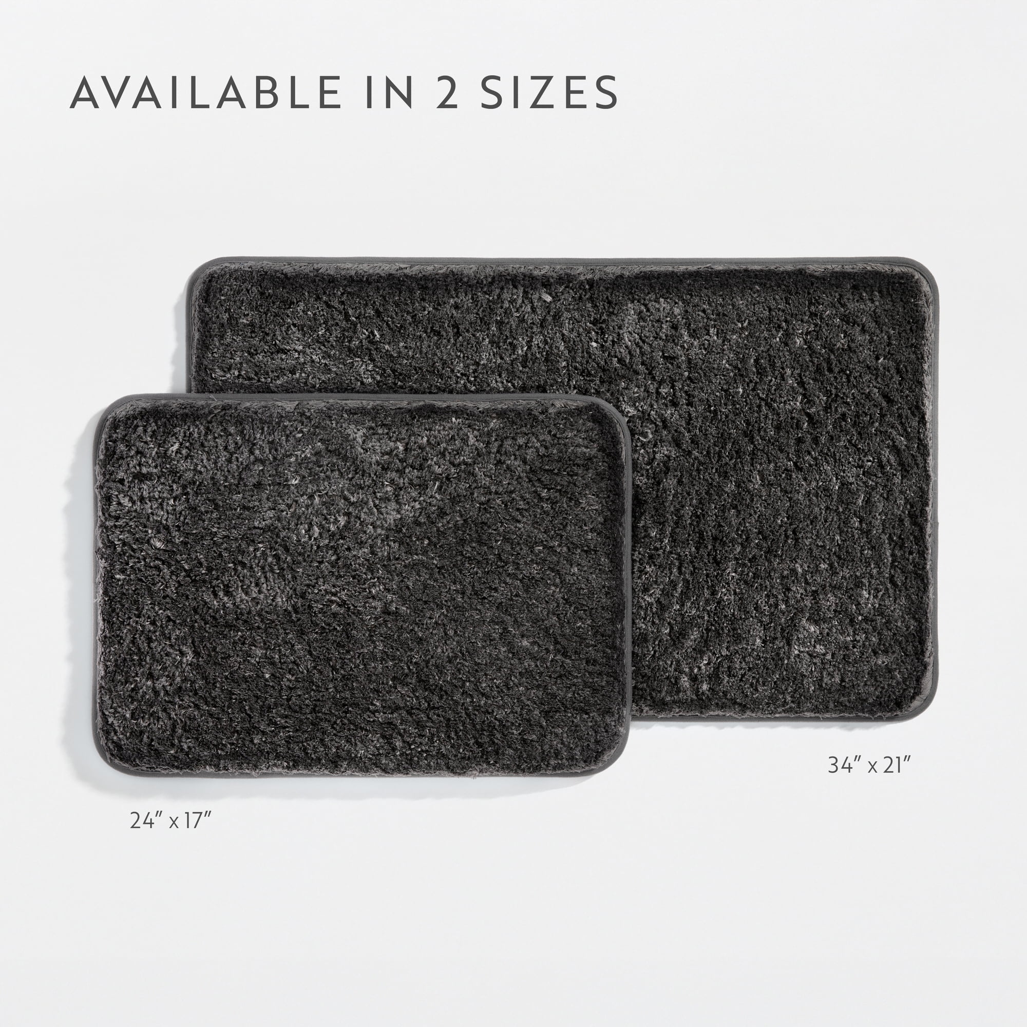 Plush Absorbent Bath Mat Rug with Anti-Skid Rubber Backing - Comfort Canopy