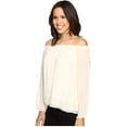 thumbnail image 2 of Sanctuary Clothing Womens Textured Pullover Blouse, Off-White, X-Small, 2 of 3