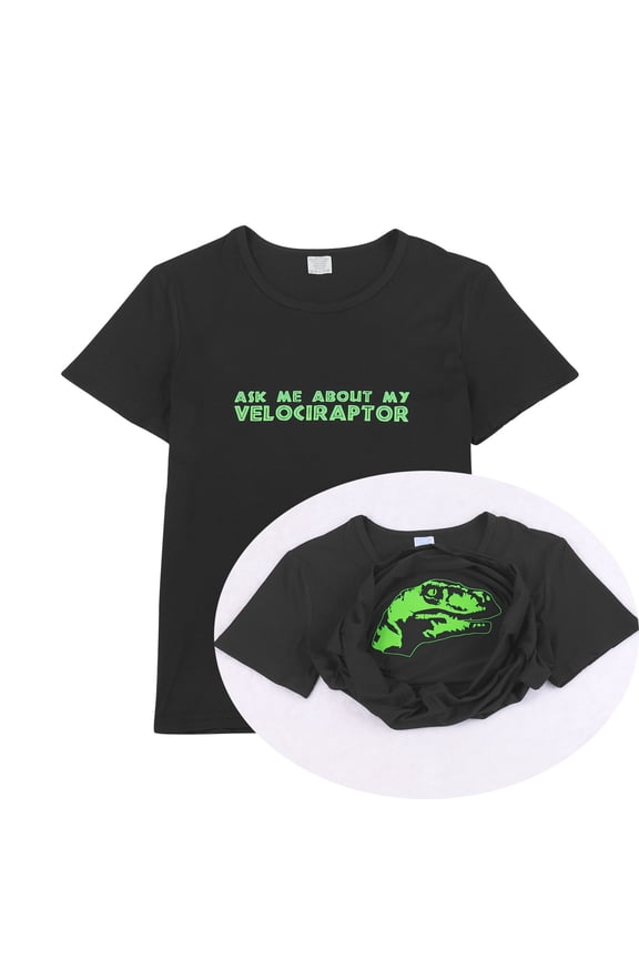 Boys Crew Neck Tees Short Sleeve s Monogram Letter Font Layout Graphic Print T-Shirts Modern Streetwear Top