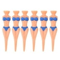 thumbnail image 2 of 6 Pcs T-Shirts en Plastique en Forme de Bikini, Réutilisables, Durables, Améliore les Compétences, Jambes Type Fourche pour Réparation Verte, Protège les Balles, 2 of 8