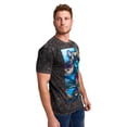 thumbnail image 3 of Demon Slayer Joy Sorrow Anger Pleasure Men's Black Crew Neck Short Sleeve T-shirt - XXL, 3 of 7