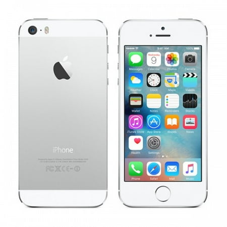 Refurbished Apple iPhone 5S 16GB Silver LTE Cellular T-Mobile ME324LL/A