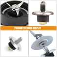 thumbnail image 3 of Shisuyan Coupling Coupling Pin Replacement Coupling Stainless Steel Coupler Compatible for Osterizer, 3 of 8