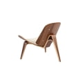 thumbnail image 2 of Plata Décor Import White lounge chair- SHELL, 2 of 4
