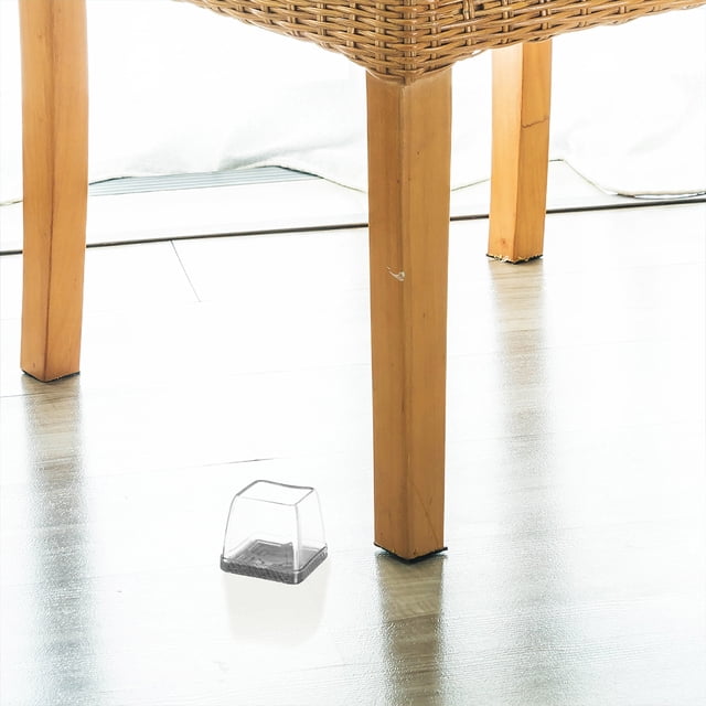 unbranded 4Ud Protecciones Transparentes Para Patas De Muebles Cubiertas De Silicona Para Evitar Rayones En