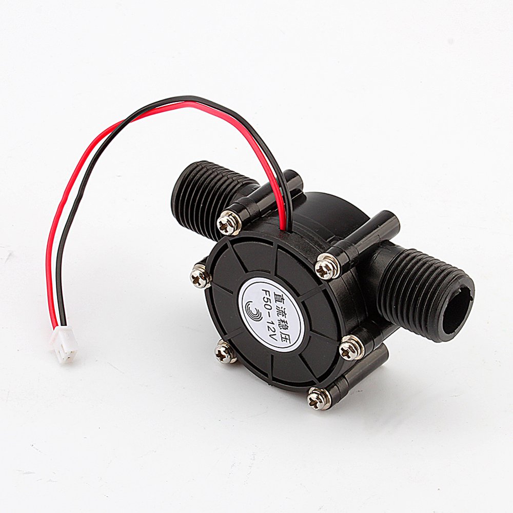 HERCHR 10W Water Turbine Generator Micro Hydroelectric DIY LED Power DC