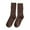 A-Coffee209, variant on Bibifish Womens Crew Socks Stripped Pattern Knitted Socks Solid Color Soft Comfy Spring Fall Daily Wear Colorful Above Ankle Socks