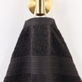 thumbnail image 3 of Superior Eco-Friendly Cotton 6-Piece, Black, Hand Towel Set, 3 of 8