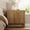 Walnut, variant on Mid-Century Modern Nightstand with Doors, 31.5" Large End Table, Wooden Bedside Table Storage Cabinet for Bedroom, Living Room,Entryway