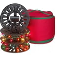 thumbnail image 4 of Wosthever Caja de almacenamiento de luces navideñas, oropel de caja de almacenamiento de adornos navideños para almacenar y transportar luces Almacenamiento y organización del hogar, 4 of 6