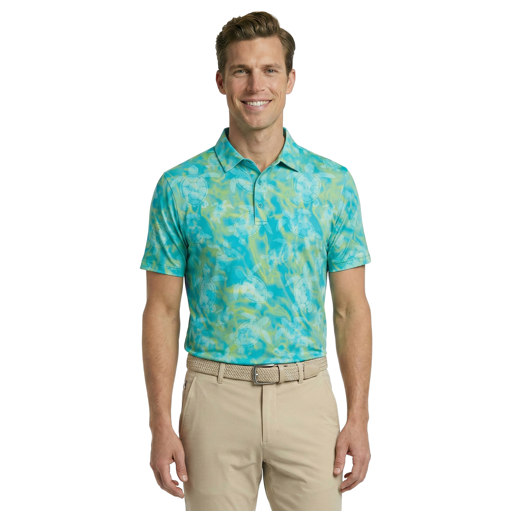 Birdie Bound Men's Golf Polo Shirt with UPF 50+ Protection photo 6