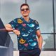 thumbnail image 4 of Fotbe Ocean Floor Animals Camiseta Polo de Golf para Hombre con Estampado – Camisa Deportiva Transpirable con Cuello Abotonado-X-Large, 4 of 6