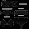 thumbnail image 4 of Parches antiarrugas reutilizables: 11 piezas para frente, ojos, mejillas, cuello y pecho, 4 of 5