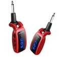 thumbnail image 1 of Receptor y transmisor de Audio CUTICAT para guitarra inalámbrico rojo con pantalla Digital, 1 of 8