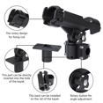 thumbnail image 5 of 2X Boat Fishing Rod Pole Holder Bracket Tackle Kit Adjustable For Kayak Canoe, 5 of 10